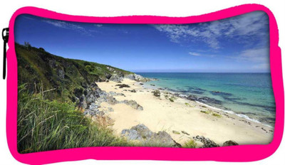

Snoogg Eco Friendly Canvas Beach Sand Designer Student Pen Pencil Case Coin Purse Pouch Cosmetic Makeup Bag (PINK) Pouch(Multicolor)