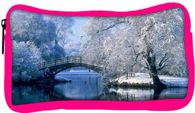 

Snoogg Eco Friendly Canvas Frozen Tree By Lake Side Designer Student Pen Pencil Case Coin Purse Pouch Cosmetic Makeup Bag (PINK) Pouch(Multicolor)