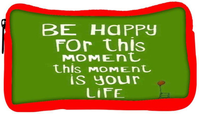 

Snoogg Eco Friendly Canvas Be Happy Boldness 2754 Student Pen Pencil Case Coin Purse Pouch Cosmetic Makeup Bag (RED) Pouch(Multicolor)