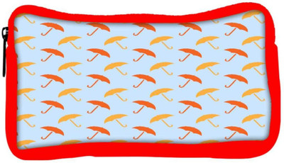 

Snoogg Eco Friendly Canvas Opposite Umbrella Designer Student Pen Pencil Case Coin Purse Pouch Cosmetic Makeup Bag (RED) Pouch(Multicolor)