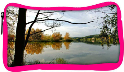 

Snoogg Eco Friendly Canvas River Side Trees Designer Student Pen Pencil Case Coin Purse Pouch Cosmetic Makeup Bag (PINK) Pouch(Multicolor)