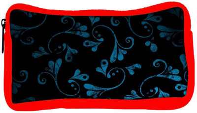 

Snoogg Eco Friendly Canvas Blue Abstract Design Designer Student Pen Pencil Case Coin Purse Pouch Cosmetic Makeup Bag (RED) Pouch(Multicolor)