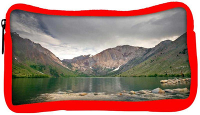 

Snoogg Eco Friendly Canvas River And Mountains Designer Student Pen Pencil Case Coin Purse Pouch Cosmetic Makeup Bag (RED) Pouch(Multicolor)