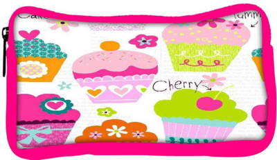 

Snoogg Eco Friendly Canvas Cup Cakes Student Pen Pencil Case Coin Purse Pouch Cosmetic Makeup Bag (PINK) Pouch(Multicolor)