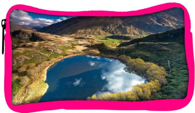 

Snoogg Eco Friendly Canvas Heart Lake Designer Student Pen Pencil Case Coin Purse Pouch Cosmetic Makeup Bag (PINK) Pouch(Multicolor)