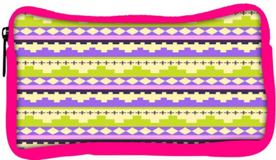 

Snoogg Eco Friendly Canvas Brick Aztec Student Pen Pencil Case Coin Purse Pouch Cosmetic Makeup Bag (PINK) Pouch(Multicolor)
