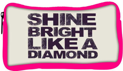 

Snoogg Eco Friendly Canvas Shine Bright Like A Diamond 2869 Student Pen Pencil Case Coin Purse Pouch Cosmetic Makeup Bag (PINK) Pouch(Multicolor)