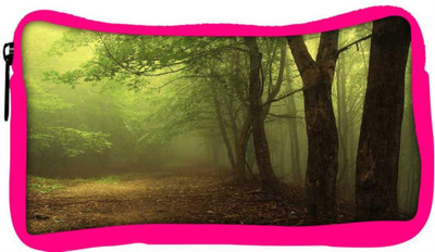 

Snoogg Eco Friendly Canvas Blurred View In Forest Designer Student Pen Pencil Case Coin Purse Pouch Cosmetic Makeup Bag (PINK) Pouch(Multicolor)