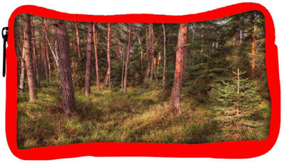 

Snoogg Eco Friendly Canvas Abstract Trees Designer Student Pen Pencil Case Coin Purse Pouch Cosmetic Makeup Bag (RED) Pouch(Multicolor)