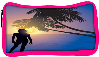 

Snoogg Eco Friendly Canvas Tropical Sunrise Student Pen Pencil Case Coin Purse Pouch Cosmetic Makeup Bag (PINK) Pouch(Multicolor)