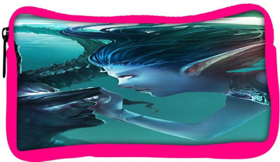 

Snoogg Eco Friendly Canvas World Of Warcraft Designer Student Pen Pencil Case Coin Purse Pouch Cosmetic Makeup Bag (PINK) Pouch(Multicolor)