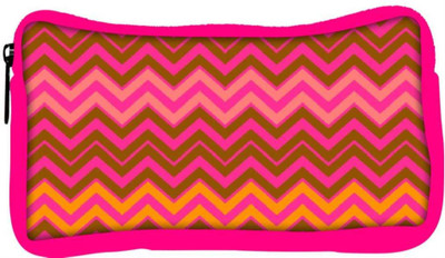 

Snoogg Eco Friendly Canvas Wave Patterns Student Pen Pencil Case Coin Purse Pouch Cosmetic Makeup Bag (PINK) Pouch(Multicolor)