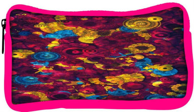 

Snoogg Eco Friendly Canvas Digital Floral Kenzie Student Pen Pencil Case Coin Purse Pouch Cosmetic Makeup Bag (PINK) Pouch(Multicolor)