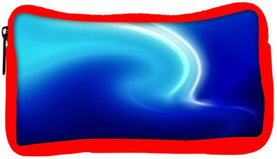 

Snoogg Eco Friendly Canvas White And Blue Design Designer Student Pen Pencil Case Coin Purse Pouch Cosmetic Makeup Bag (RED) Pouch(Multicolor)