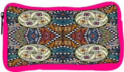 

Snoogg Eco Friendly Canvas Abstract Multicolor Design Designer Student Pen Pencil Case Coin Purse Pouch Cosmetic Makeup Bag (PINK) Pouch(Multicolor)