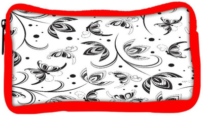 

Snoogg Eco Friendly Canvas Colorful Petals Designer Student Pen Pencil Case Coin Purse Pouch Cosmetic Makeup Bag (RED) Pouch(Multicolor)