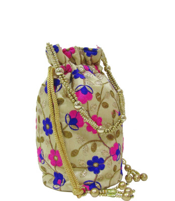 

Deepsum Women Multicolor Wedding Party Clutch Potli Bag Potli(Multicolor)