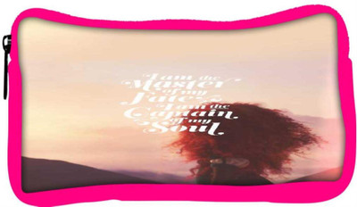 

Snoogg Eco Friendly Canvas Captain Of My Soul Student Pen Pencil Case Coin Purse Pouch Cosmetic Makeup Bag (PINK) Pouch(Multicolor)