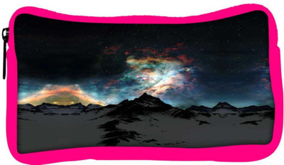 

Snoogg Eco Friendly Canvas Aurora Galaxy Student Pen Pencil Case Coin Purse Pouch Cosmetic Makeup Bag (PINK) Pouch(Multicolor)