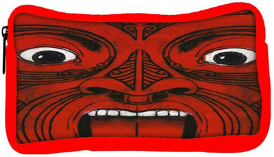 

Snoogg Eco Friendly Canvas Aztec Face Student Pen Pencil Case Coin Purse Pouch Cosmetic Makeup Bag (RED) Pouch(Multicolor)