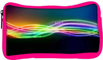 

Snoogg Eco Friendly Canvas Sparkling Rays In Dark Background Designer Student Pen Pencil Case Coin Purse Pouch Cosmetic Makeup Bag (PINK) Pouch(Multicolor)
