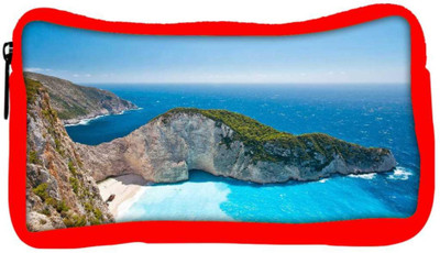 

Snoogg Eco Friendly Canvas Blue Water Near Mountain Designer Student Pen Pencil Case Coin Purse Pouch Cosmetic Makeup Bag (RED) Pouch(Multicolor)