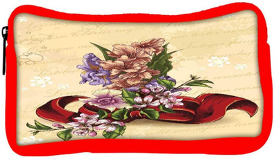 

Snoogg Eco Friendly Canvas Floral Vector Background Illustration With Bow And Floral Bouquet Student Pen Pencil Case Coin Purse Pouch Cosmetic Makeup Bag (RED) Pouch(Multicolor)