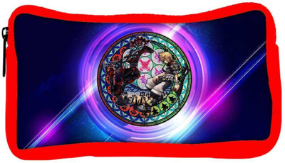 

Snoogg Eco Friendly Canvas Kingdom Hearts Designer Student Pen Pencil Case Coin Purse Pouch Cosmetic Makeup Bag (RED) Pouch(Multicolor)