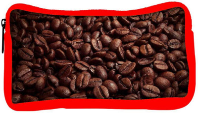 

Snoogg Eco Friendly Canvas Freshly Roasted Coffee Beans Designer Student Pen Pencil Case Coin Purse Pouch Cosmetic Makeup Bag (RED) Pouch(Multicolor)