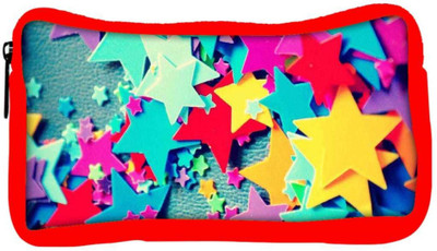 

Snoogg Eco Friendly Canvas Stars Colourful Pattern Student Pen Pencil Case Coin Purse Pouch Cosmetic Makeup Bag (RED) Pouch(Multicolor)