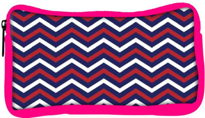 

Snoogg Eco Friendly Canvas Blue Red Pattern 2541 Student Pen Pencil Case Coin Purse Pouch Cosmetic Makeup Bag (PINK) Pouch(Multicolor)