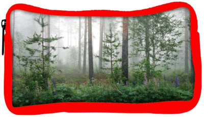

Snoogg Eco Friendly Canvas Green Plants Designer Student Pen Pencil Case Coin Purse Pouch Cosmetic Makeup Bag (RED) Pouch(Multicolor)