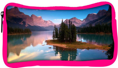 

Snoogg Eco Friendly Canvas Treea And Lake Designer Student Pen Pencil Case Coin Purse Pouch Cosmetic Makeup Bag (PINK) Pouch(Multicolor)