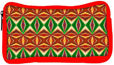 

Snoogg Eco Friendly Canvas Colorful Cross Designer Student Pen Pencil Case Coin Purse Pouch Cosmetic Makeup Bag (RED) Pouch(Multicolor)
