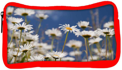 

Snoogg Eco Friendly Canvas Daisies Student Pen Pencil Case Coin Purse Pouch Cosmetic Makeup Bag (RED) Pouch(Multicolor)