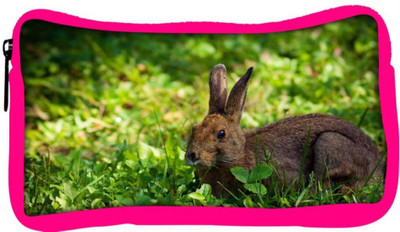 

Snoogg Eco Friendly Canvas Rabbit Sitting Designer Student Pen Pencil Case Coin Purse Pouch Cosmetic Makeup Bag (PINK) Pouch(Multicolor)