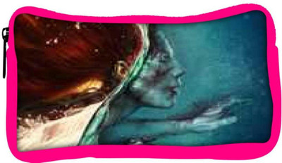

Snoogg Eco Friendly Canvas Abstract Painting Designer Student Pen Pencil Case Coin Purse Pouch Cosmetic Makeup Bag (PINK) Pouch(Multicolor)