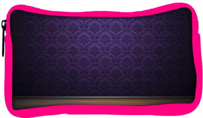 

Snoogg Eco Friendly Canvas Purple Wall Pattern Design Designer Student Pen Pencil Case Coin Purse Pouch Cosmetic Makeup Bag (PINK) Pouch(Multicolor)