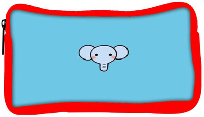 

Snoogg Eco Friendly Canvas Minimal Baby Elephant Student Pen Pencil Case Coin Purse Pouch Cosmetic Makeup Bag (RED) Pouch(Multicolor)