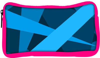 

Snoogg Eco Friendly Canvas Blue Color Strips Designer Student Pen Pencil Case Coin Purse Pouch Cosmetic Makeup Bag (PINK) Pouch(Multicolor)