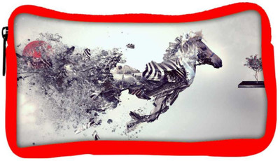 

Snoogg Eco Friendly Canvas Zebra Mechanism Designer Student Pen Pencil Case Coin Purse Pouch Cosmetic Makeup Bag (RED) Pouch(Multicolor)