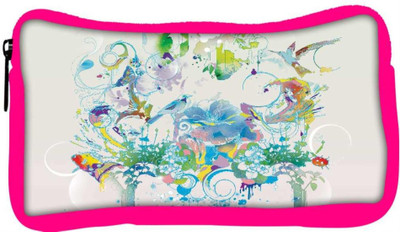 

Snoogg Eco Friendly Canvas Abstract Bird Art Designer Student Pen Pencil Case Coin Purse Pouch Cosmetic Makeup Bag (PINK) Pouch(Multicolor)