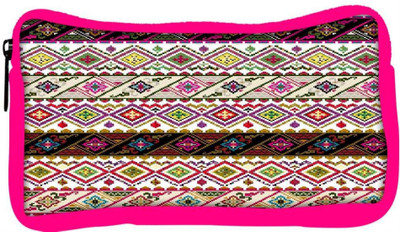 

Snoogg Eco Friendly Canvas Abstract Pattern Design Designer Student Pen Pencil Case Coin Purse Pouch Cosmetic Makeup Bag (PINK) Pouch(Multicolor)