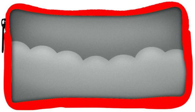 

Snoogg Eco Friendly Canvas Minimalistic Gray Clouds Designer Student Pen Pencil Case Coin Purse Pouch Cosmetic Makeup Bag (RED) Pouch(Multicolor)