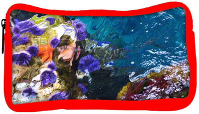 

Snoogg Eco Friendly Canvas Abstract Underwater Student Pen Pencil Case Coin Purse Pouch Cosmetic Makeup Bag (RED) Pouch(Multicolor)