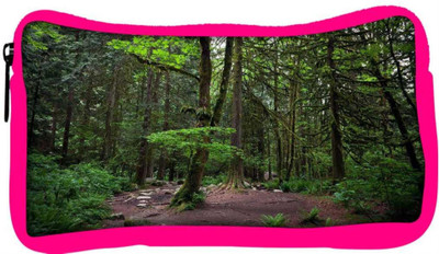 

Snoogg Eco Friendly Canvas Tall Trees Designer Student Pen Pencil Case Coin Purse Pouch Cosmetic Makeup Bag (PINK) Pouch(Multicolor)
