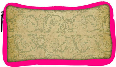 

Snoogg Eco Friendly Canvas Patterns Textures Designer Student Pen Pencil Case Coin Purse Pouch Cosmetic Makeup Bag (PINK) Pouch(Multicolor)