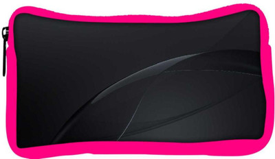 

Snoogg Eco Friendly Canvas Dark Black Color Design Designer Student Pen Pencil Case Coin Purse Pouch Cosmetic Makeup Bag (PINK) Pouch(Multicolor)