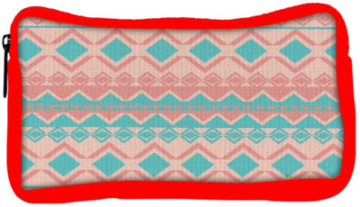 

Snoogg Eco Friendly Canvas Light Pink And Blue Aztec Student Pen Pencil Case Coin Purse Pouch Cosmetic Makeup Bag (RED) Pouch(Multicolor)