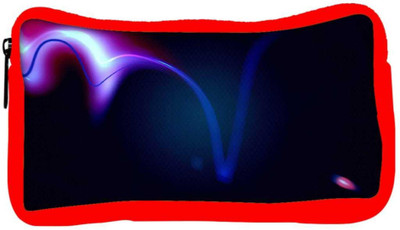 

Snoogg Eco Friendly Canvas Blue Strips In Black Designer Student Pen Pencil Case Coin Purse Pouch Cosmetic Makeup Bag (RED) Pouch(Multicolor)